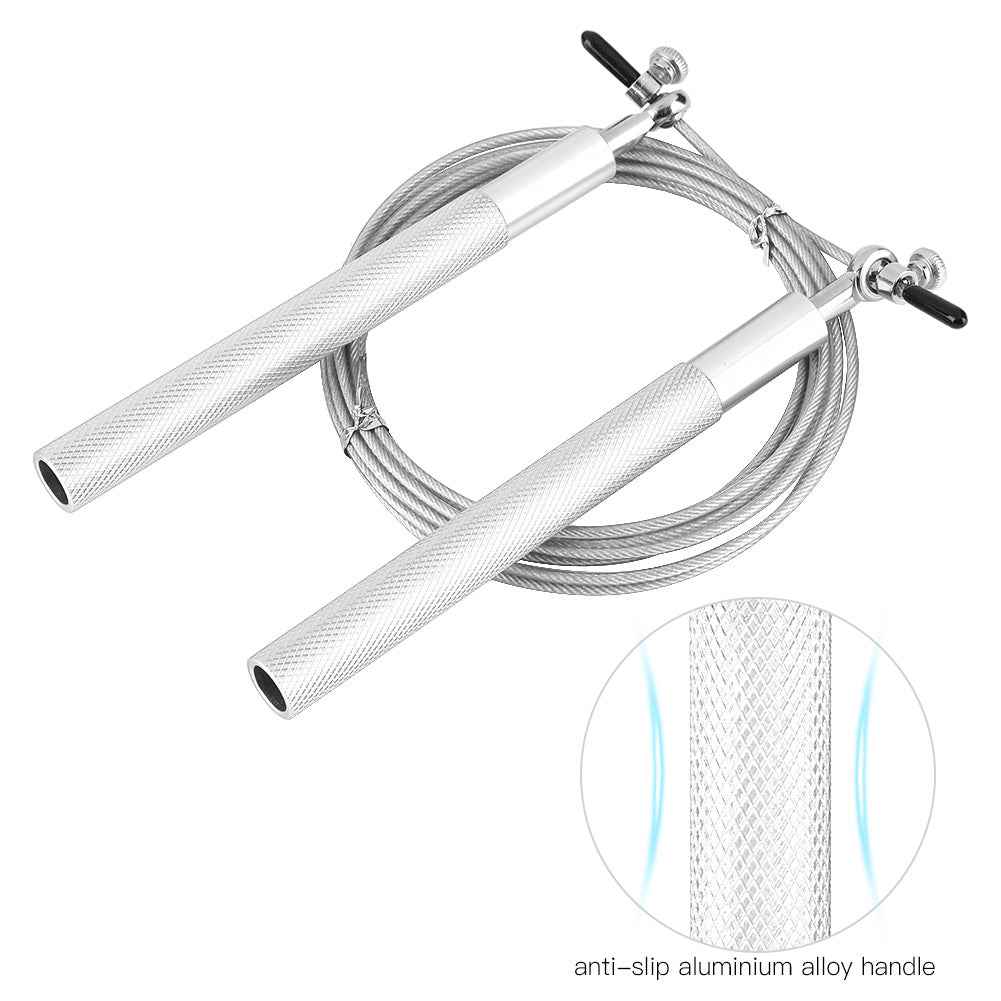 Speed Jump Rope Aluminum with Anti Slip Handles