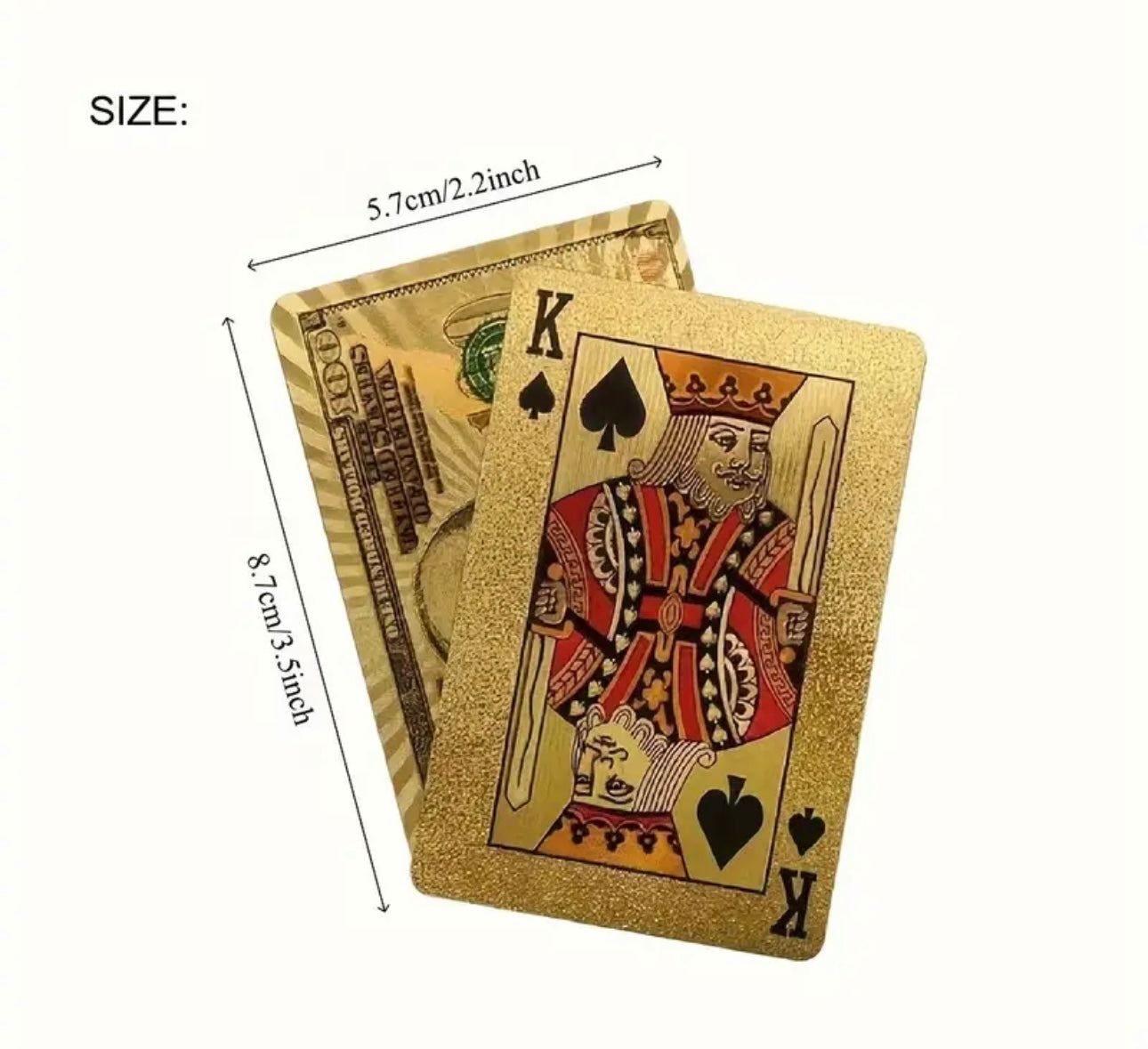 The King’s Gold Edition Playing Cards Ali Sports