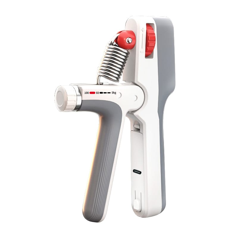 Heavy Duty 100kg Hand Gripper V4| Adjustable Grip Strength Trainer with Digital Display & Type-C Charging Ali Sports