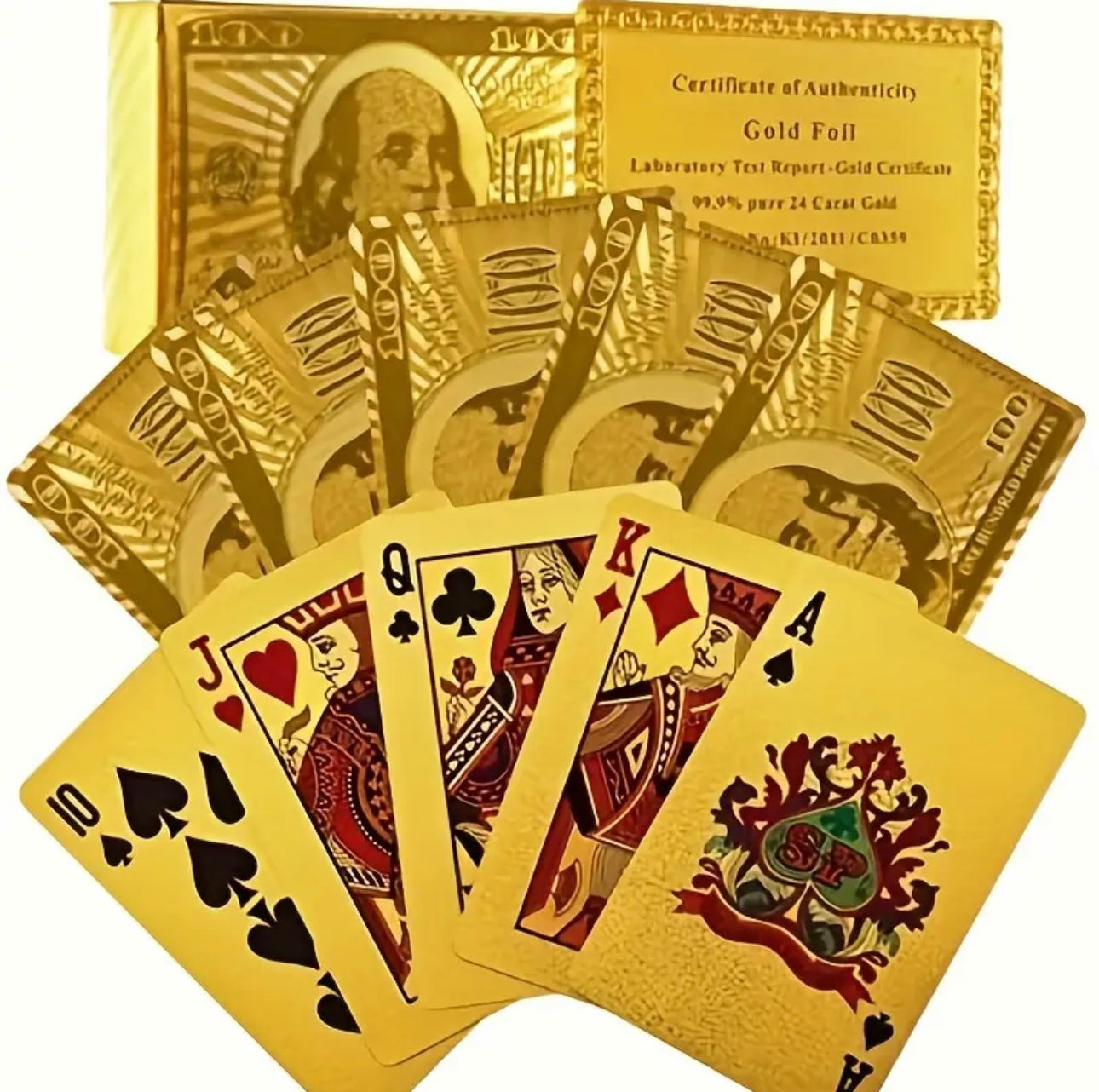The King’s Gold Edition Playing Cards Ali Sports