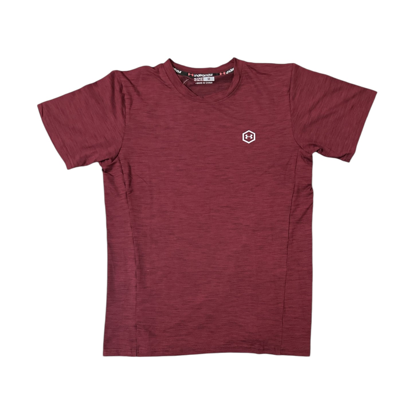 Under Armour Dry-Fit Stretchable T-Shirt (Burgundy) Under Armour