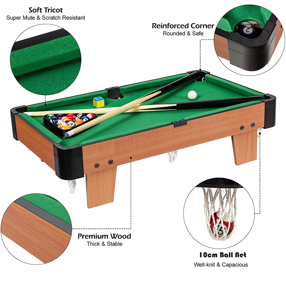 Table Top Pool Table Indoor Game - Ali Sports