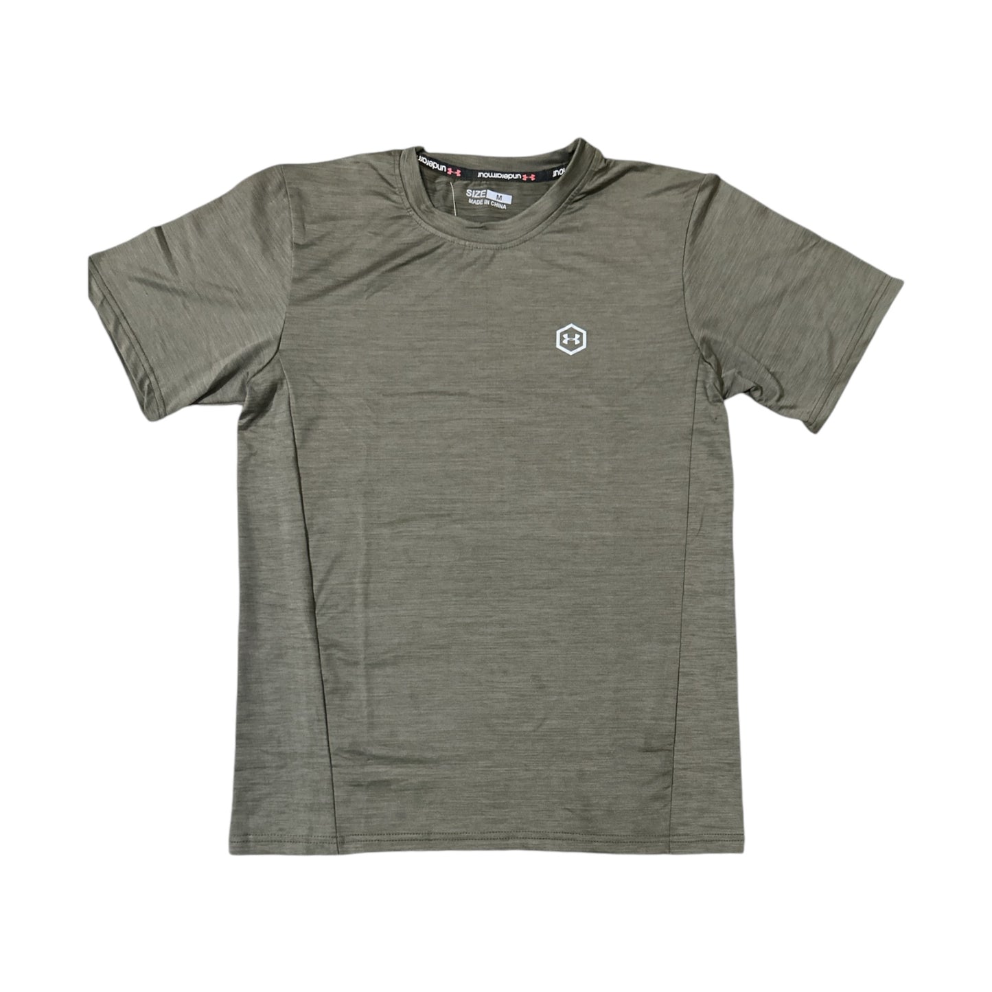 Under Armour Dry-Fit Stretchable T-Shirt (Olive) Under Armour