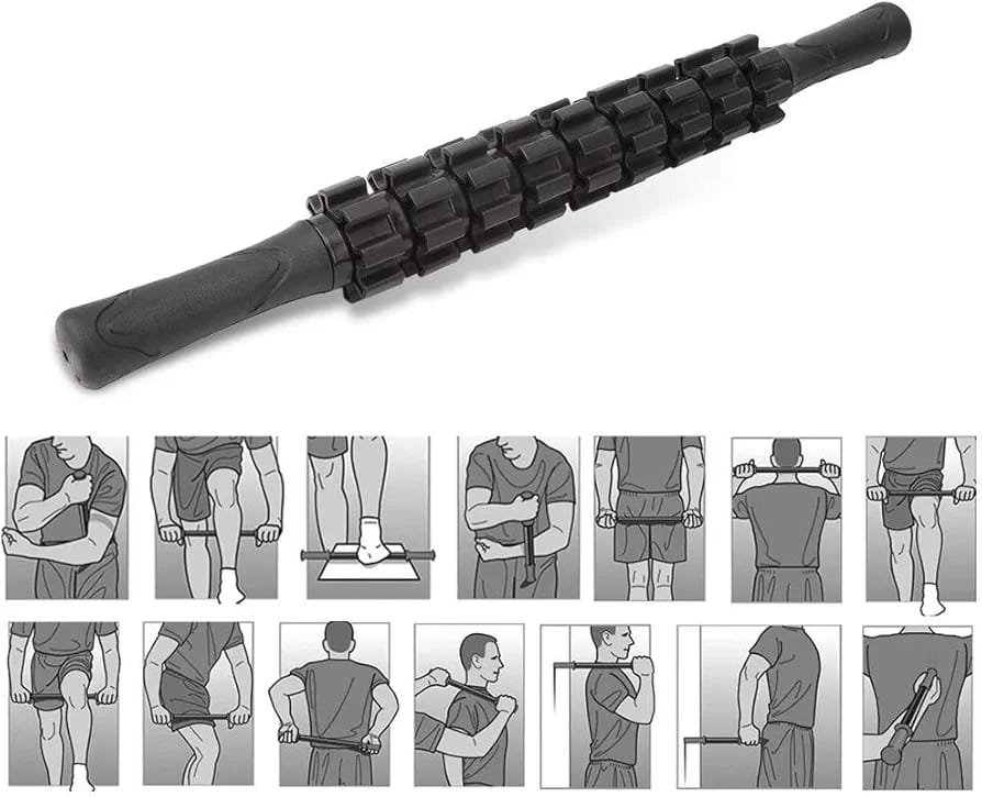Deep Tissue Muscle Massage Roller Stick for Pain Relief & Recovery Ali Sports