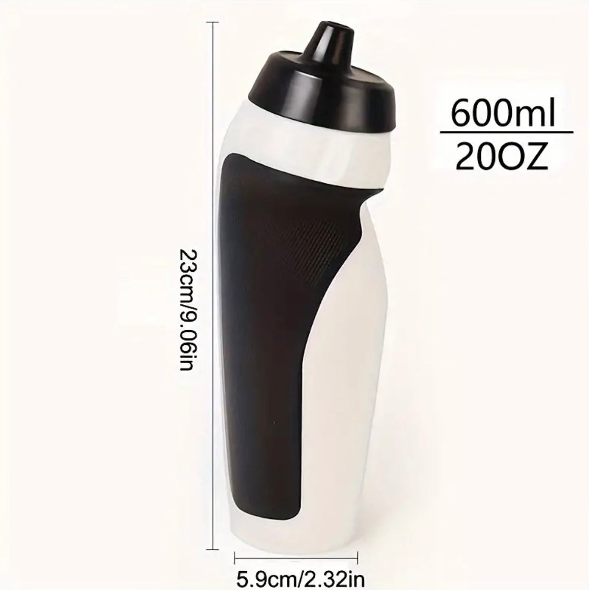 Turbo Sip Sports Water Bottle 600ml