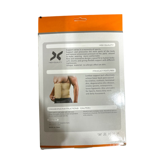 Premium Neoprene Waist Support Belt for Gym, Back Support & Compression Training