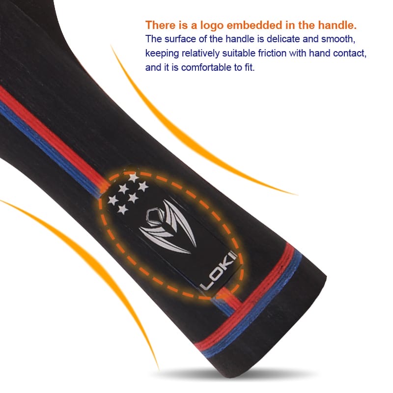 LOKI Kirin 6 Star Table Tennis Racket - Ali Sports