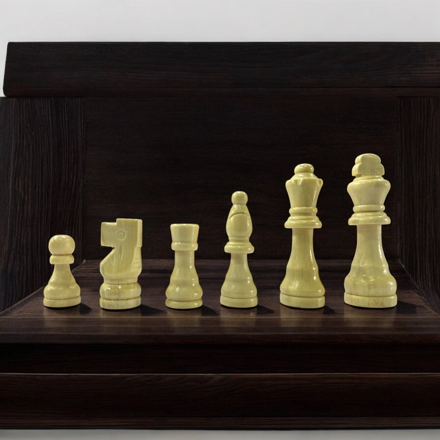 Wooden Chess Pieces Complete Set Ali Sports