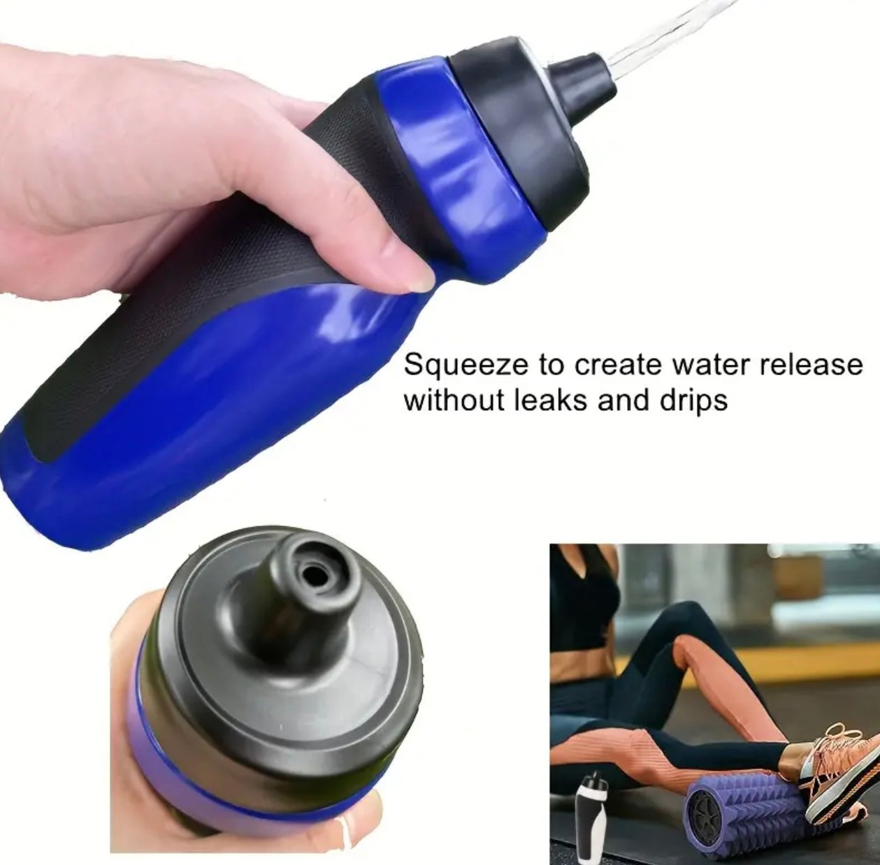 Turbo Sip Sports Water Bottle 600ml