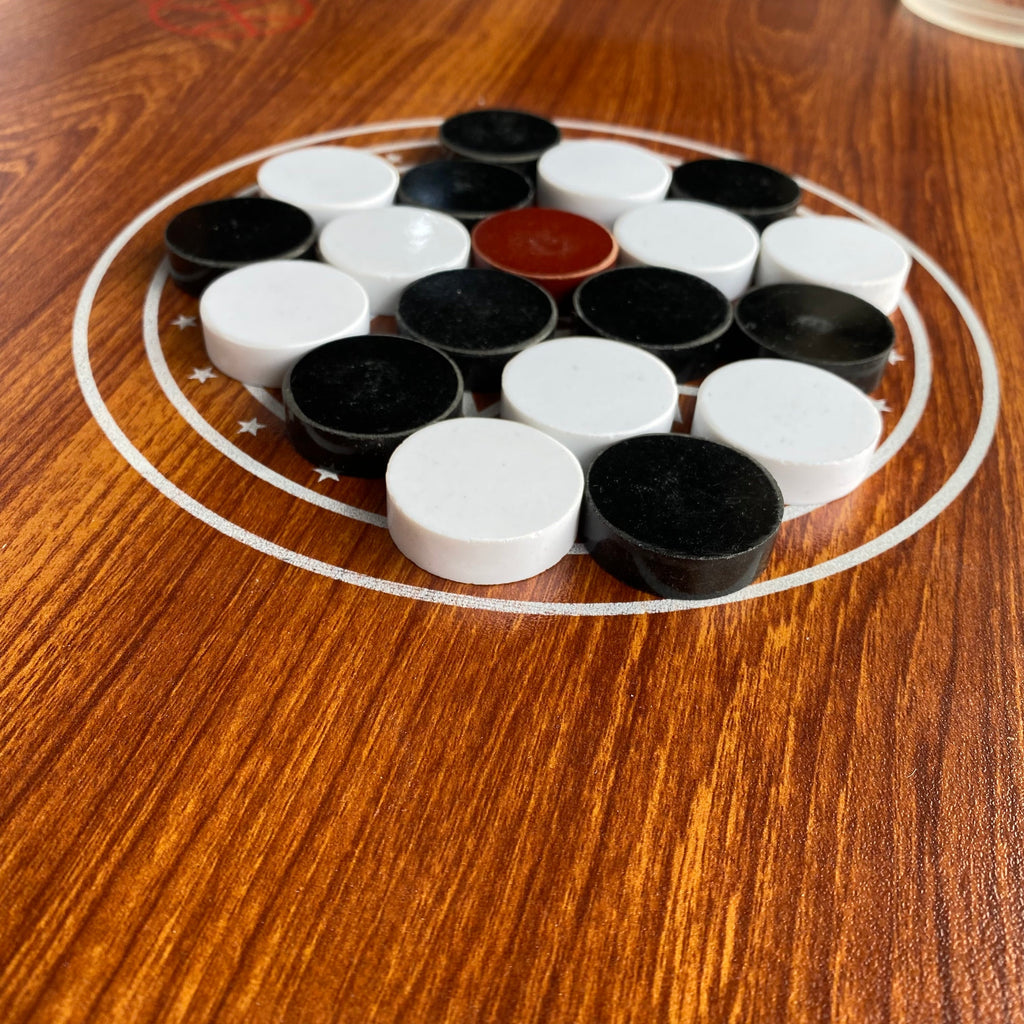 Carrom Board Bundle – Complete Set with Coins, Striker & Powder Ali Sports