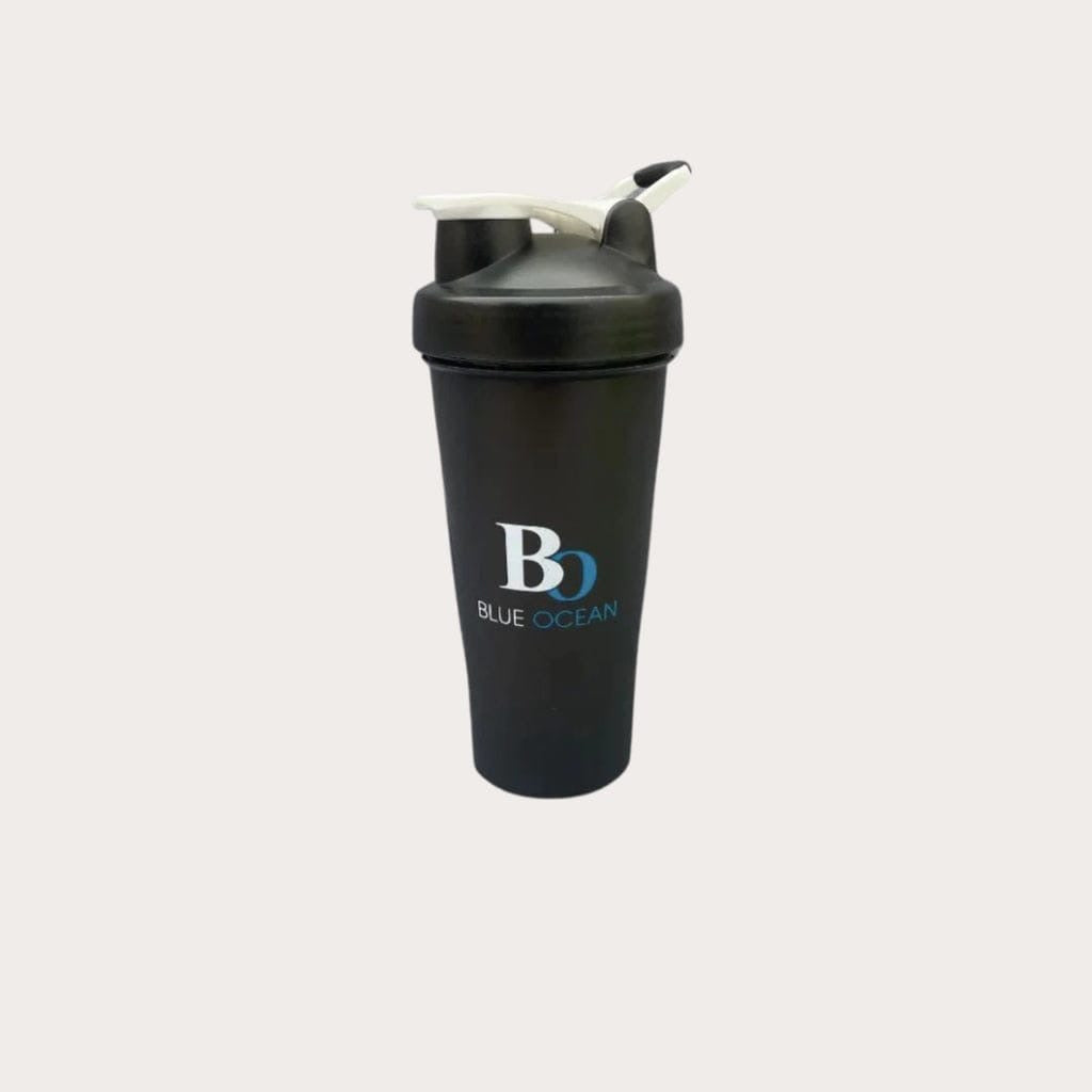Blue Ocean Protein Shaker Water Bottle 600ml Blue Ocean