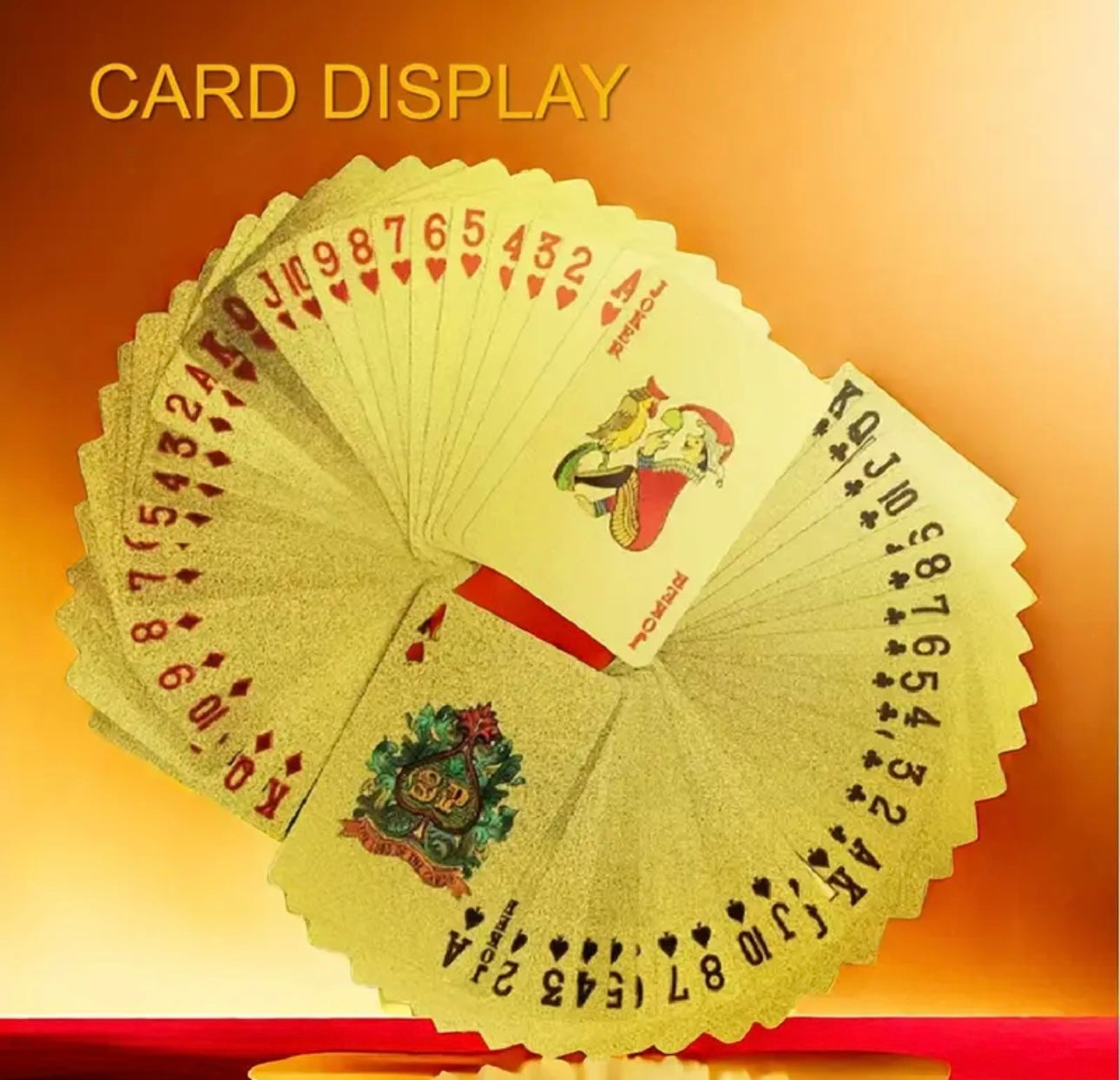 The King’s Gold Edition Playing Cards Ali Sports