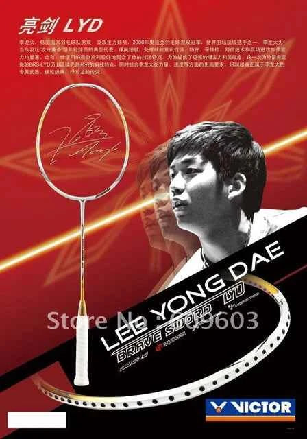 Victor Brave Sword LYD - Gold Badminton Racket
