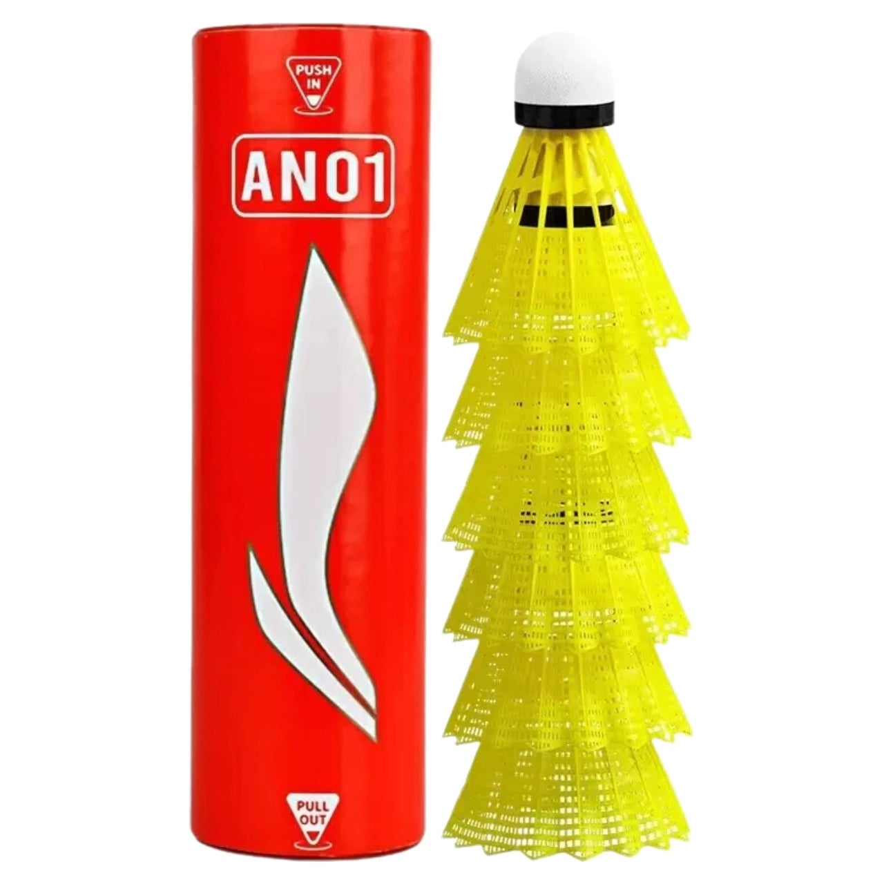 Li-Ning AN01 Badminton Shuttlecocks (Pack of 6) - Ali Sports
