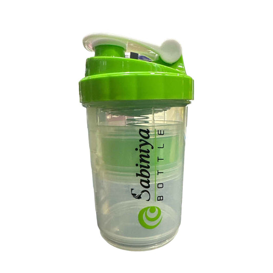 Protein Shaker 500ml Bottle with 3 Compartments