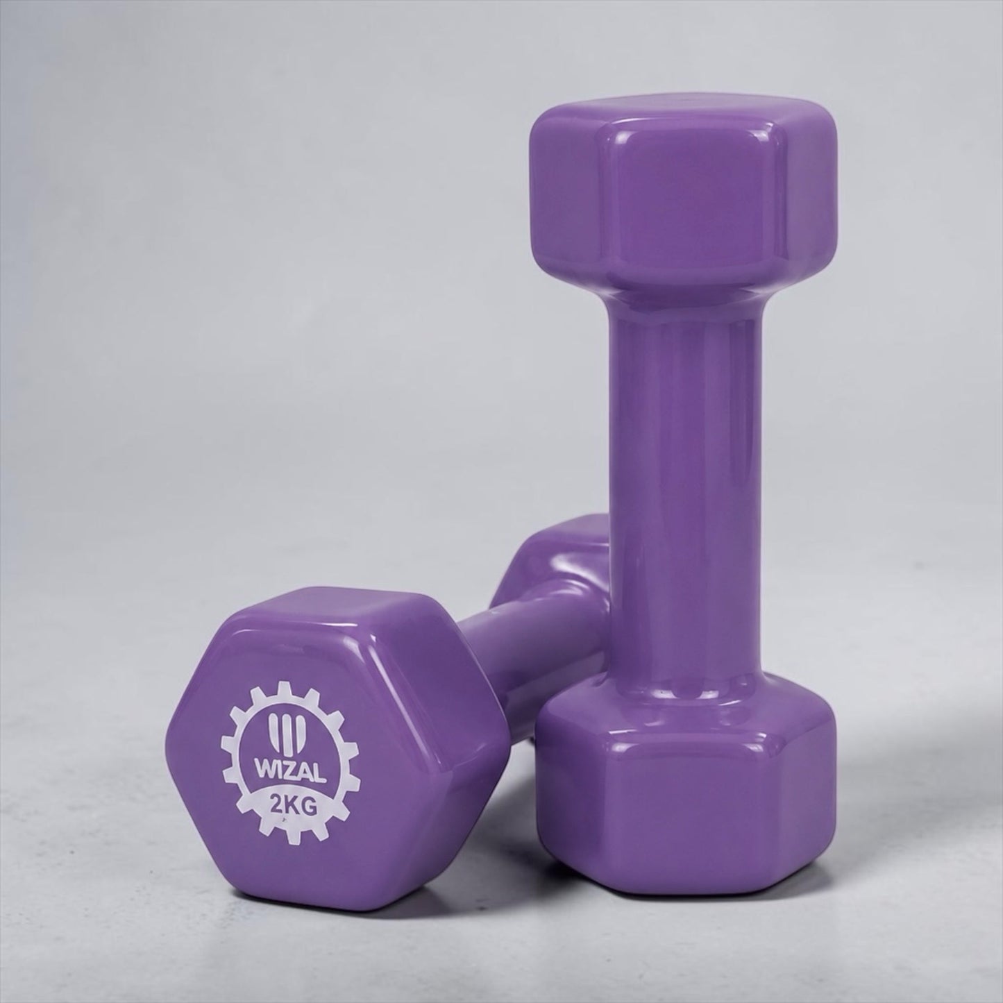 Wizal Vinyl Coated Dumbbell- Pack of 2 Wizal