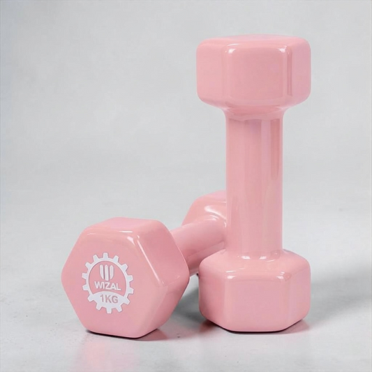 Wizal Vinyl Coated Dumbbell- Pack of 2 Wizal