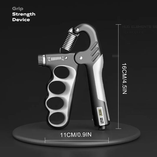 Hand Gripper Adjustable 5-100kg with Digital Counter V3 Ali Sports