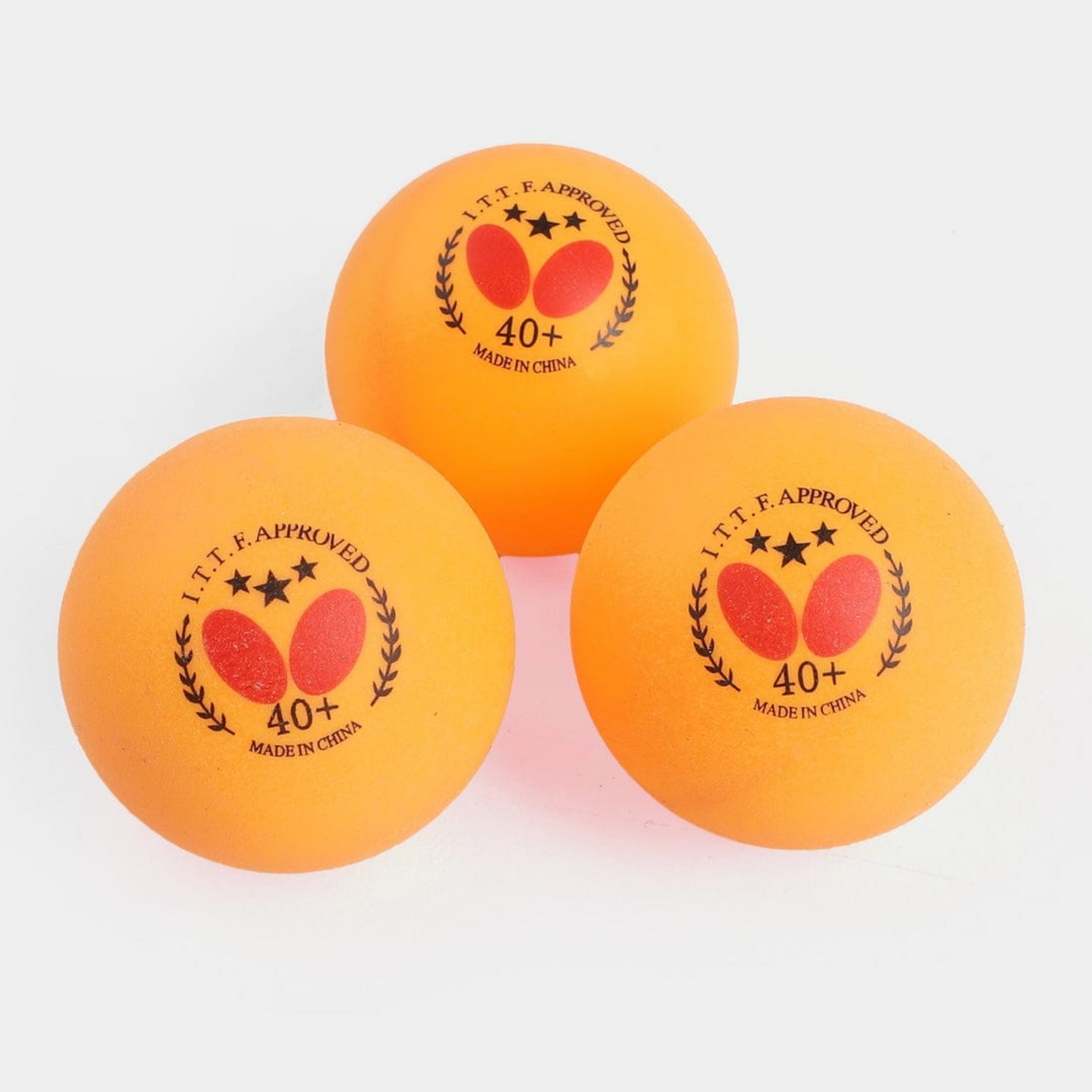Butterfly 3 Star 40+ Table Tennis Ball (Pack of 3) Butterfly