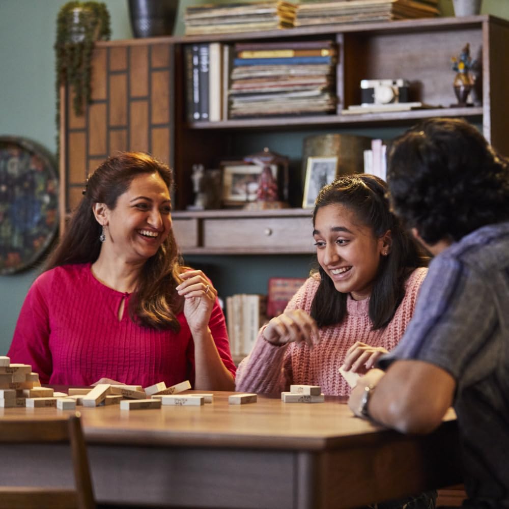 Jenga Classic Stacking Tower Game – Made with Genuine Hardwood Blocks Ali Sports