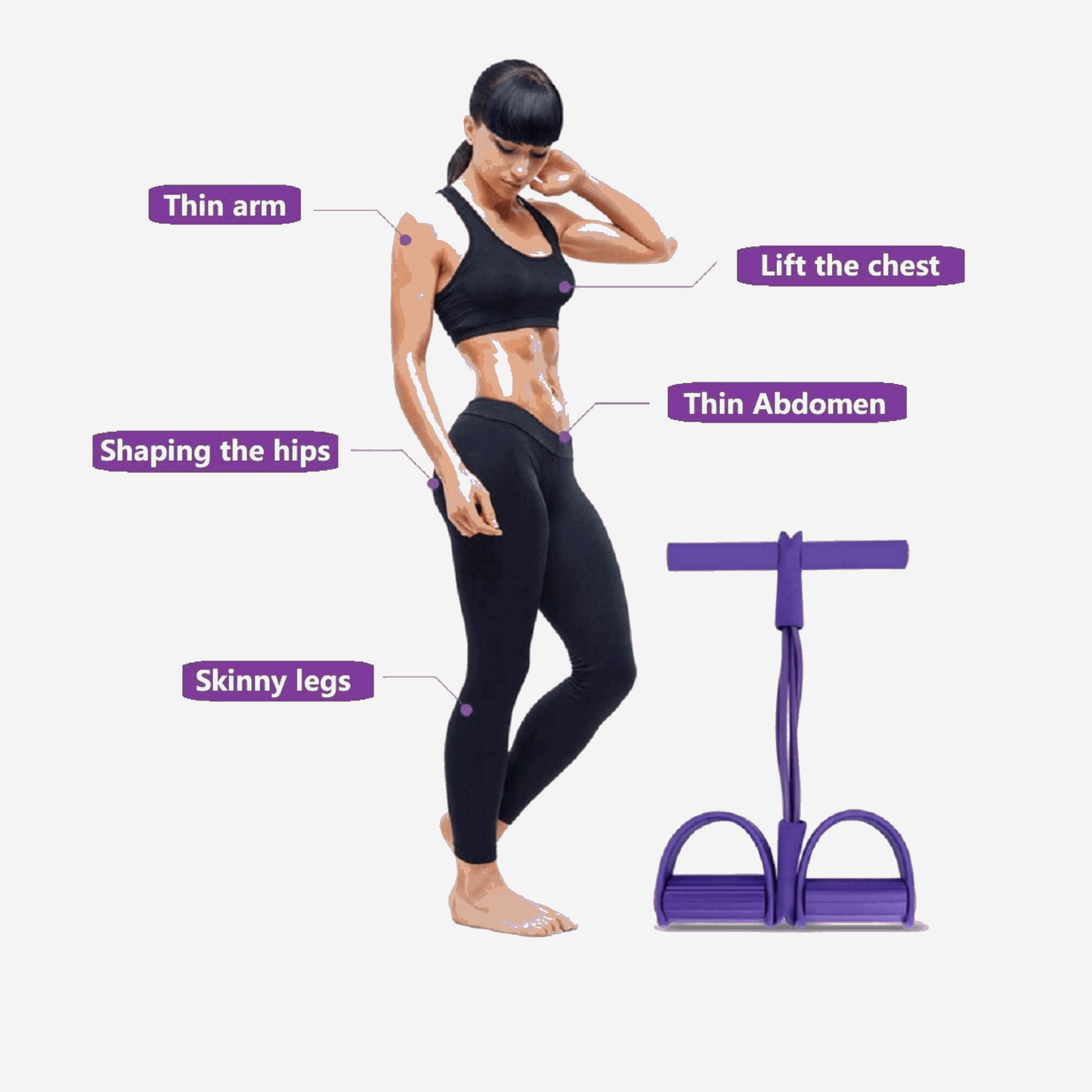 Body Trimmer Multifunctional Pedal Tensioner - Ali Sports