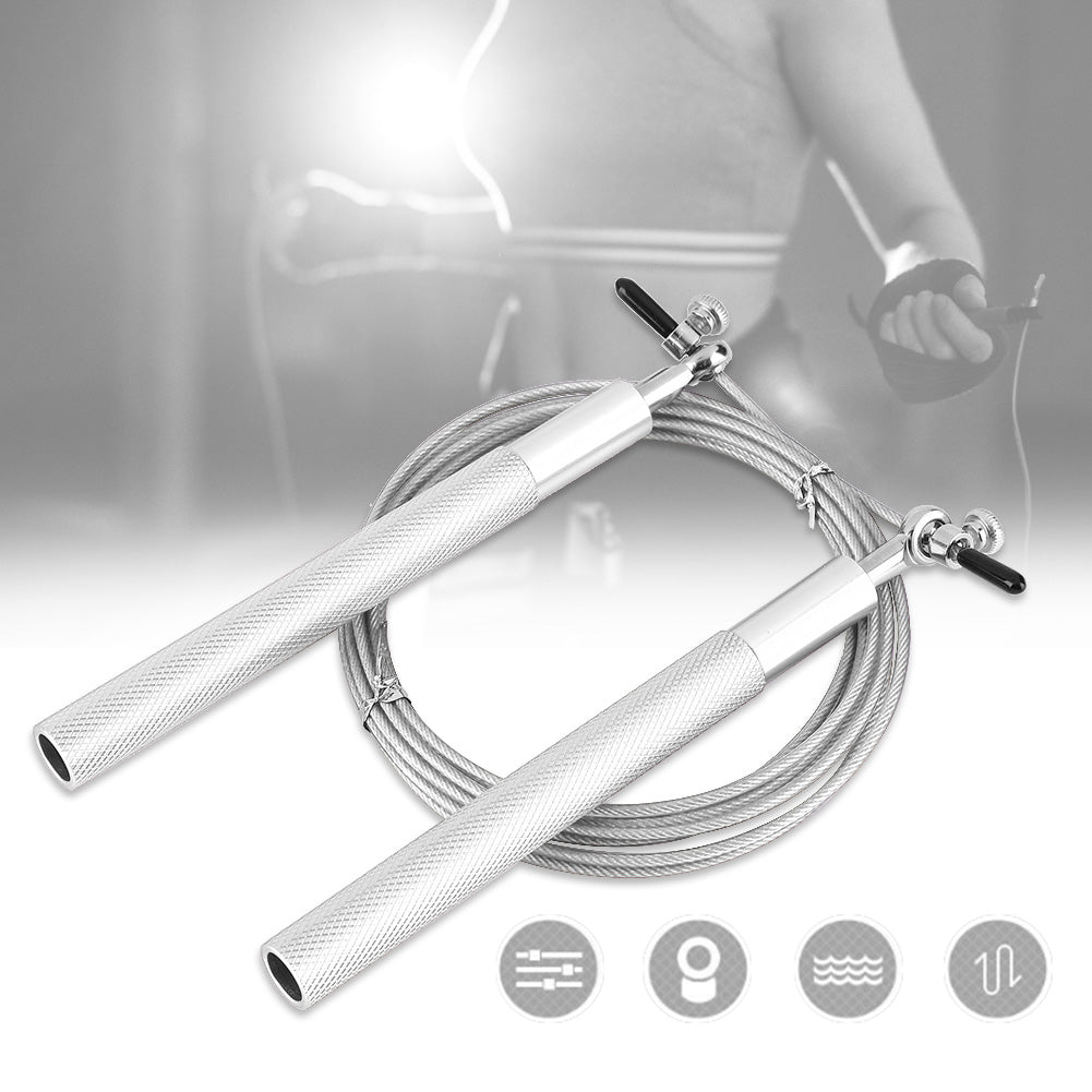 Speed Jump Rope Aluminum with Anti Slip Handles - Ali Sports