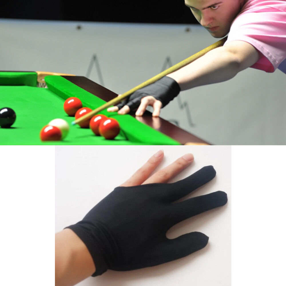 Snooker & Billiard Stretchable 3 Finger Gloves - Ali Sports