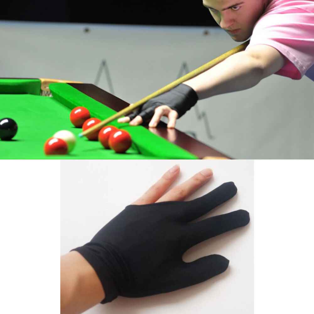 Snooker & Billiard Stretchable 3 Finger Gloves