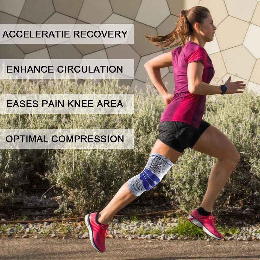 Knee Support with Sillicon Paddling