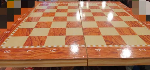 Wooden Chess Checkers Set - Ali Sports