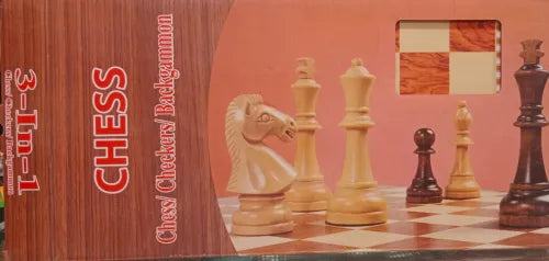Wooden Chess Checkers Set - Ali Sports