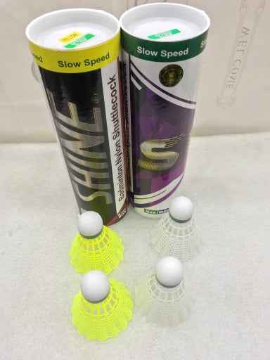 Shine Badminton Shuttlecocks (1/2 dozen)