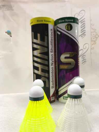 Shine Badminton Shuttlecocks (1/2 dozen)