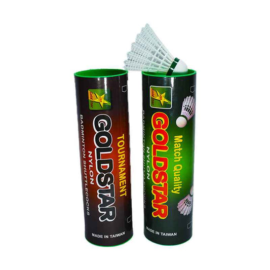 Gold Star Badminton Shuttlecocks (1/2 dozen)