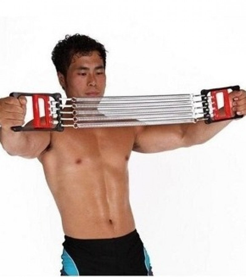 Chest Expander Adjustable 2 in 1 Fitness Spring - Ali Sports