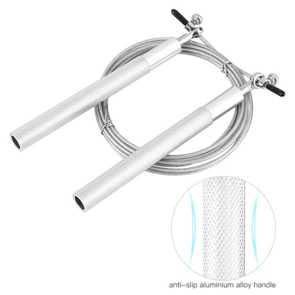 Speed Jump Rope Aluminum with Anti Slip Handles - Ali Sports