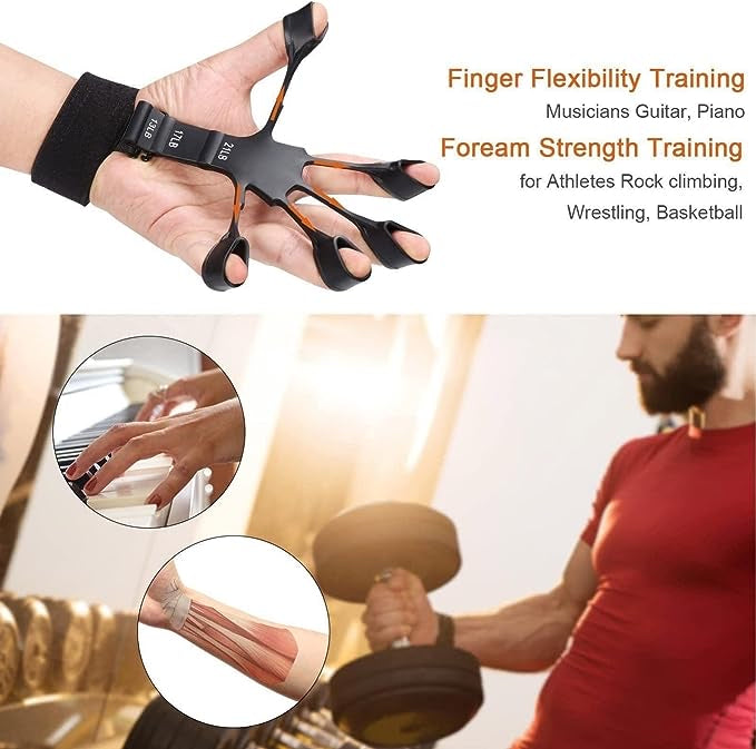 Finger Trainer Exerciser Gripper - Ali Sports
