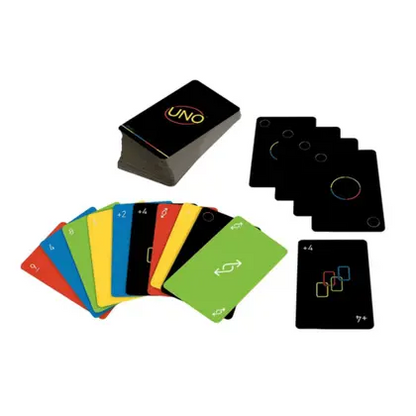 UNO Black Edition Card Game Ali Sports