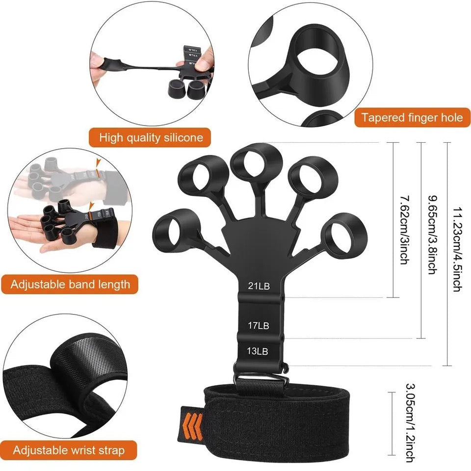 Finger Trainer Exerciser Gripper - Ali Sports