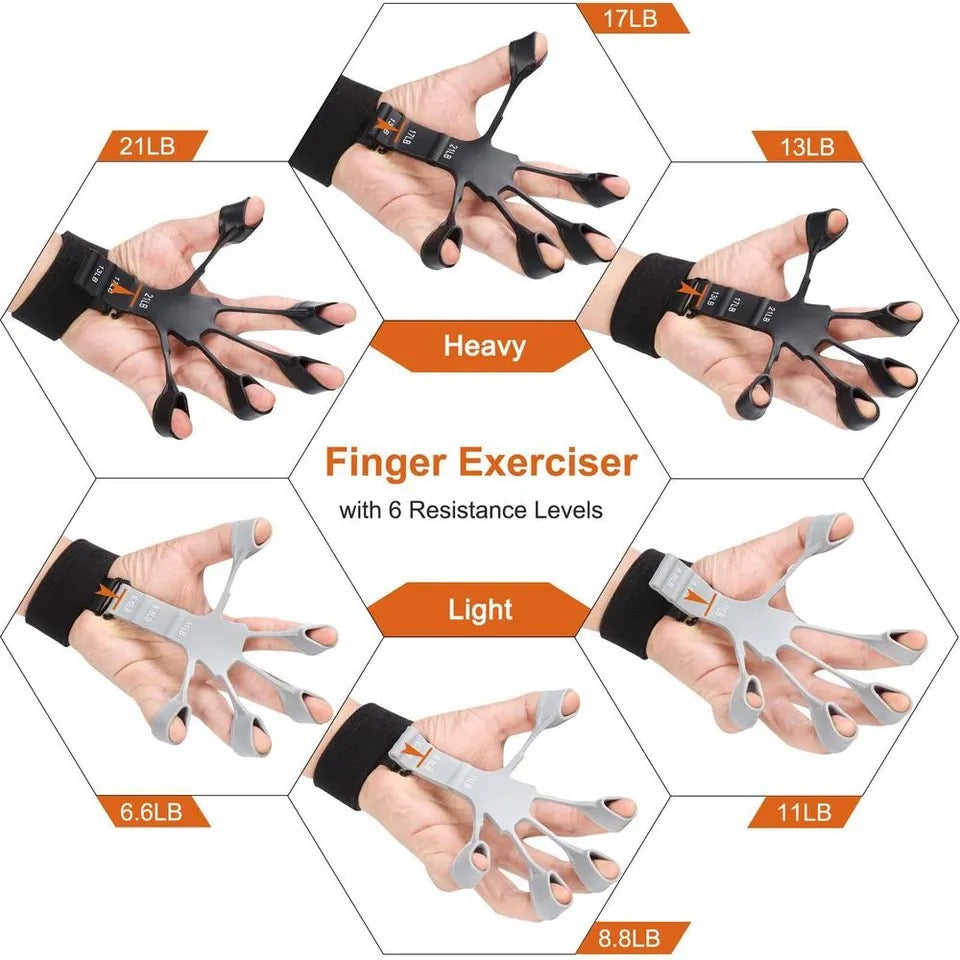Finger Trainer Exerciser Gripper - Ali Sports