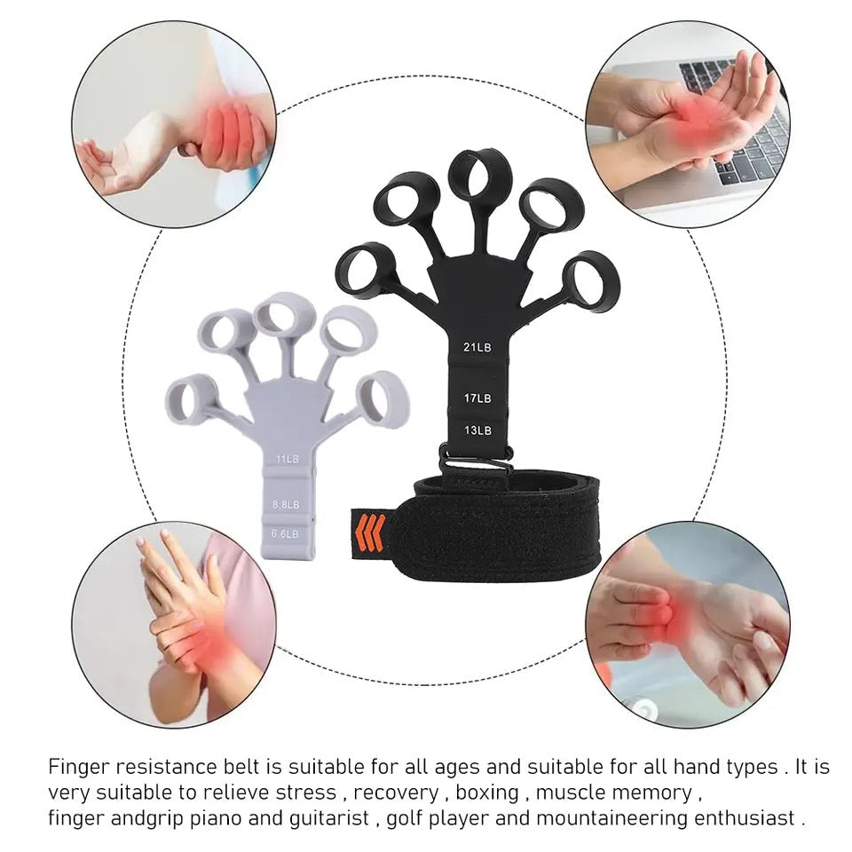 Finger Trainer Exerciser Gripper - Ali Sports