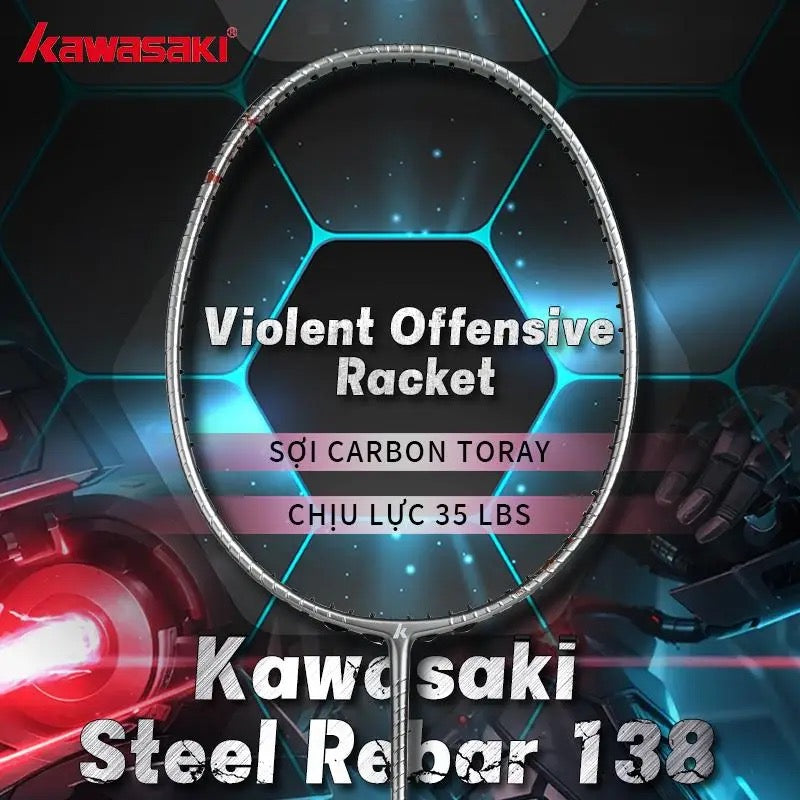 Kawasaki Steel Rebar 138 Badminton Racket