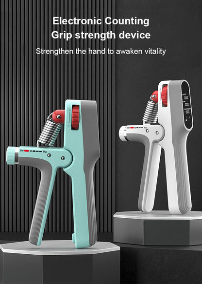 Heavy Duty 100kg Hand Gripper V4| Adjustable Grip Strength Trainer with Digital Display & Type-C Charging Ali Sports