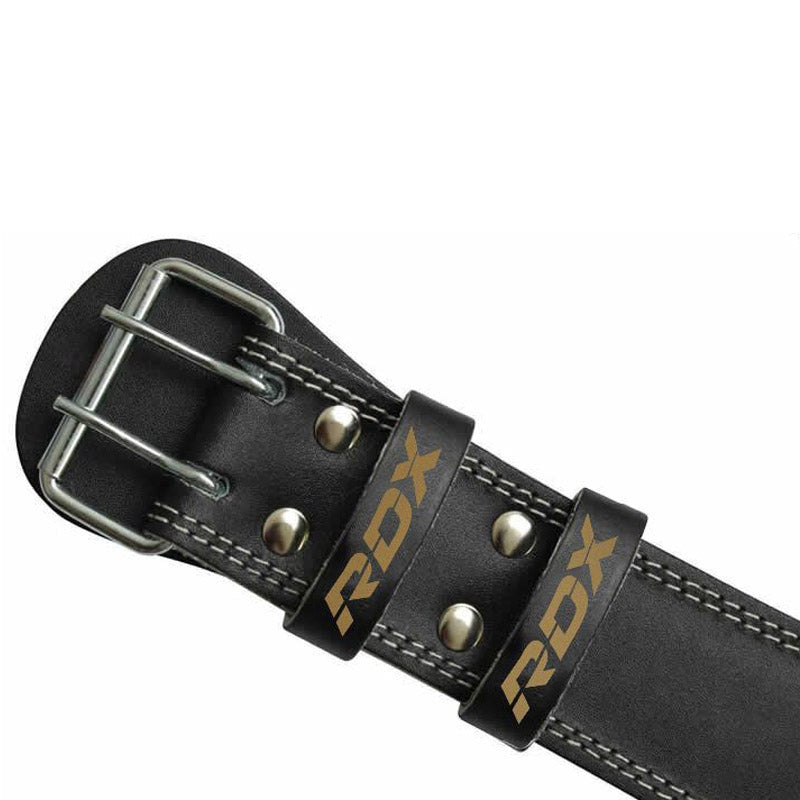 RDX 6 Inch Adjustable Leather Weight Lifting Gym Belt RDX