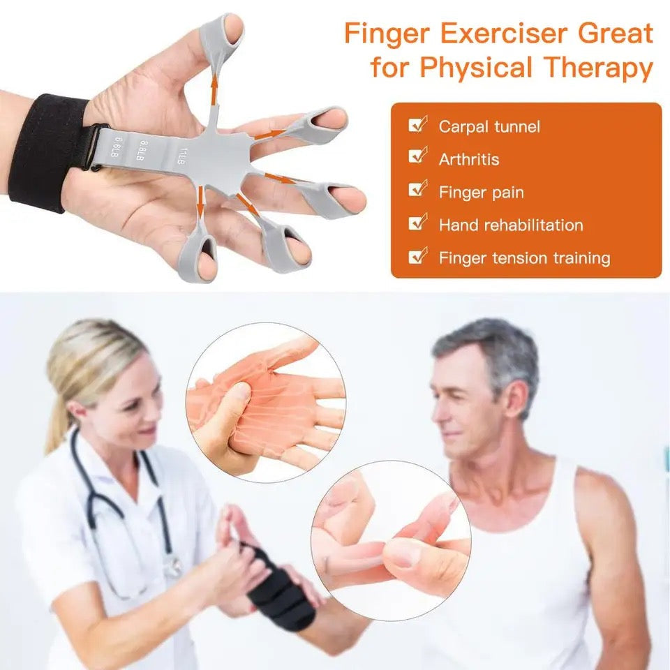 Finger Trainer Exerciser Gripper - Ali Sports