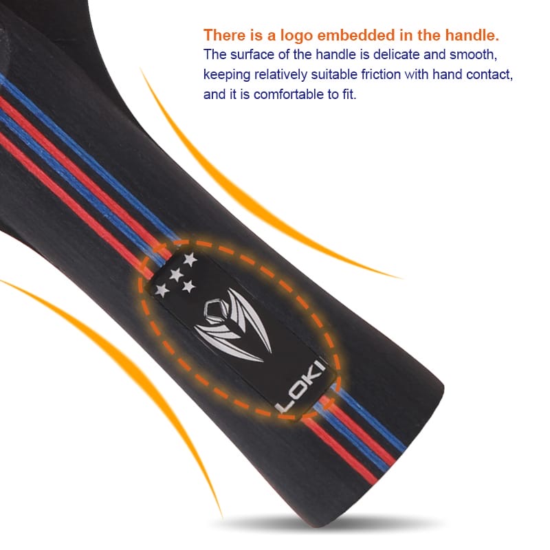 LOKI Kirin 4 Star Table Tennis Racket - Ali Sports
