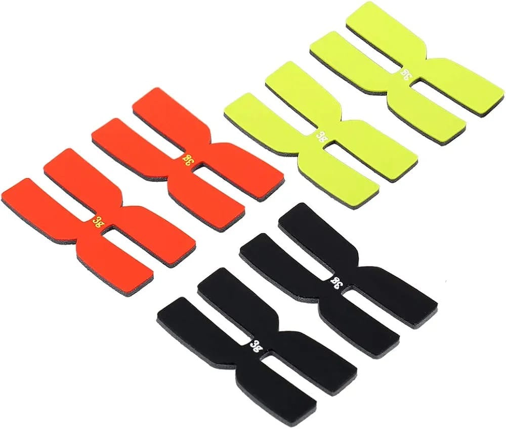 Powerti Racket Weight Balance Strips 3g (Pack of 6) for Badminton, Tennis and Squash Ali Sports