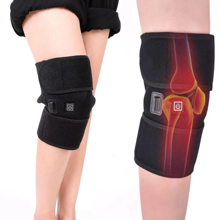 Electric Heated Knee Pad – Infrared Therapy Support Brace for Pain Relief & Joint Recovery - Ali Sports