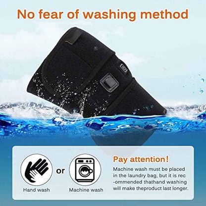 Electric Heated Knee Pad – Infrared Therapy Support Brace for Pain Relief & Joint Recovery - Ali Sports