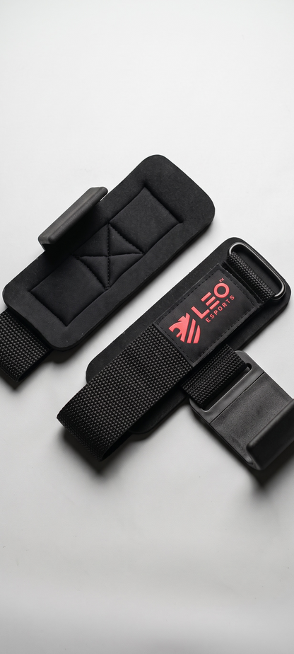 Leo Weight Lifting Hook Grips – Heavy-Duty Wrist Straps for Strength Training & Gym LEO